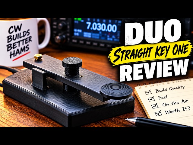Trying CW Again With the Ham Radio Duo - Duo Straight Key One