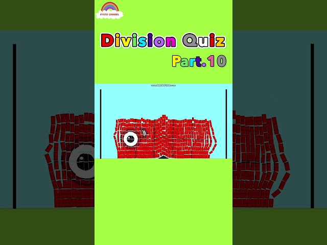 Numberblocks Learn Division 10｜Math Division for Kids #shorts #short
