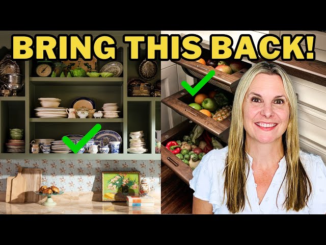10 Forgotten Kitchen Features We NEED to Bring Back!