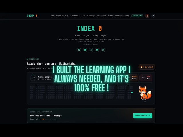 I Built the Learning App I Always Needed, and It's 100% Free