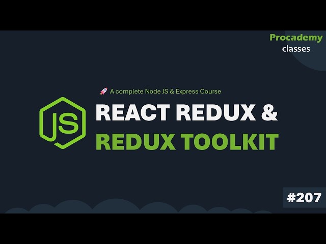 State Management in React with Redux Toolkit | Complete Node JS + Express Course | Part #207