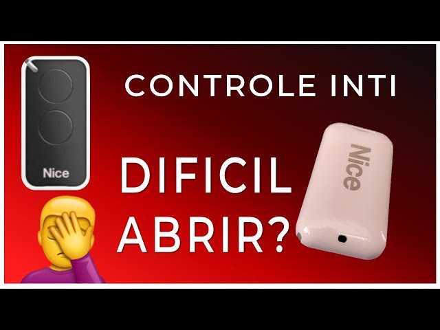 How to Open the Inti Control New, almost broke the control, Solved!!!