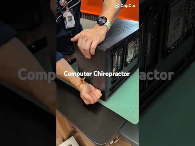 Those are some good cracks #custompc #chiropractic