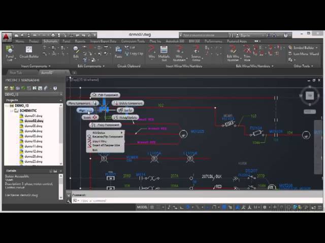 AutoCAD Electrical   10 Schematic Editing