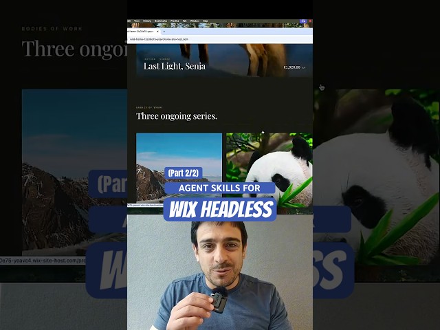 [PART 2/2] Building an Ecommerce Site with Claude Code and Wix Headless Skills