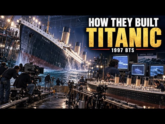 How They Built TITANIC (1997) — The Incredible Behind-the-Scenes of the Ship Sinking #titanic #bts 