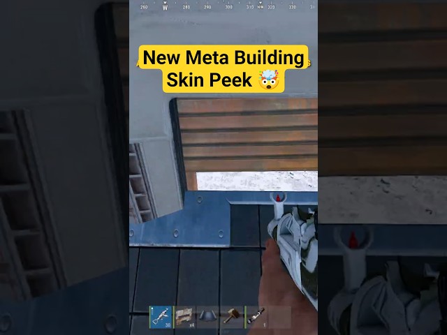 NEW META: 15 rocket HQM Space/Brutalist peek #newskin #rust #solo #solorust #rustbase #shorts