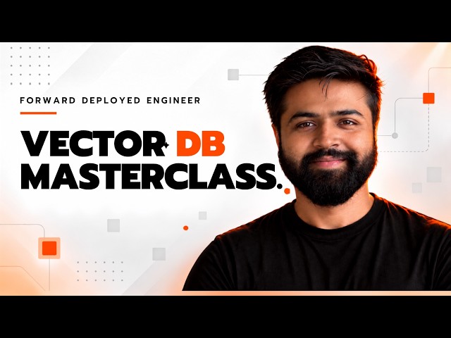 How Vector Databases Actually Work | ANN, HNSW, IVF & Product Quantization | FDE Full Course #10