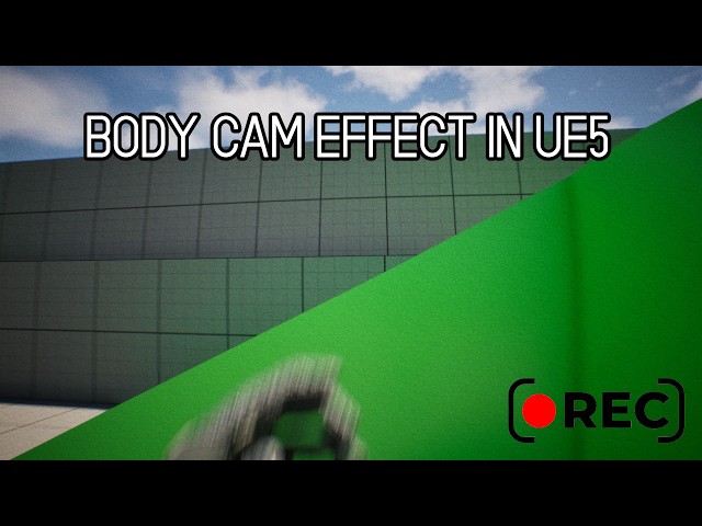 True First Person Body Cam Effect | UE5 Tutorial