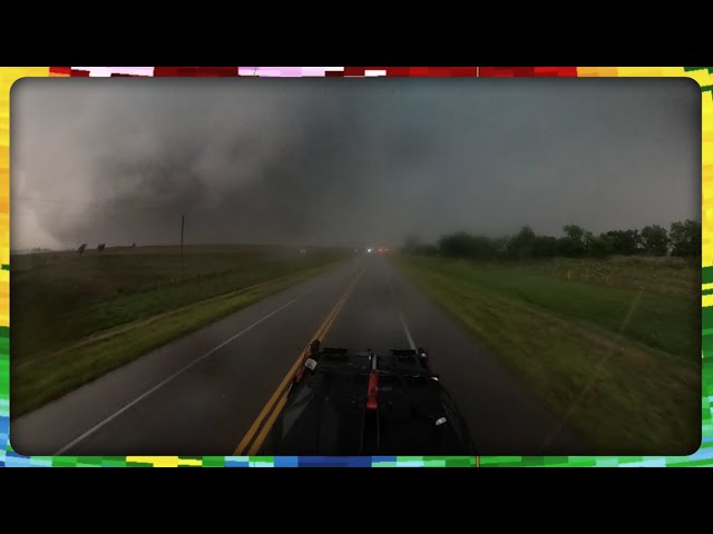 TIV-2 Intercepts Tornadoes Near HUGE WEDGE