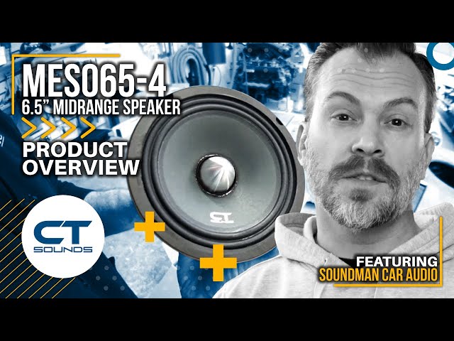 CT Sounds MESO65-4 500 Watt 6.5" Midrange Speaker | Product Overview
