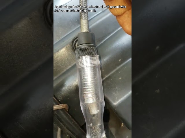 P0135 Oxygen sensor heater circuit quick diaganosis with a test light.