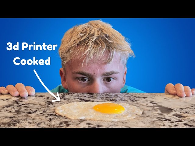 Can You Cook Food With A 3d Printer?!