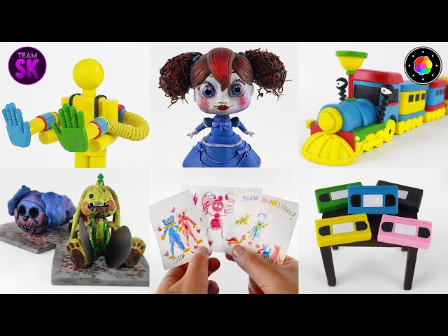 MAKING the OBJECTS of POPPY PLAYTIME Chapter 1 & 2 of Clay TEAM SCULKER | PlastiVerse