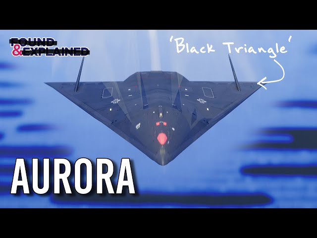 This plane doesn't 'exist'... Aurora Top Secret Spy Plane SR-91