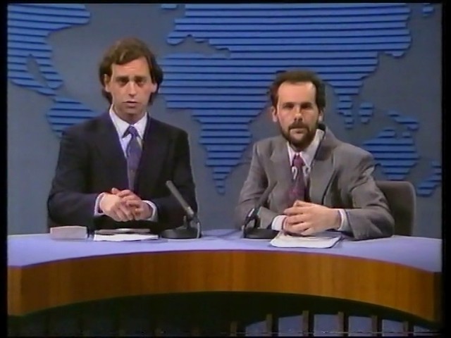 Rob Sitch and Tommy G with the Friday News Review - Midday with Ray Martin (1989)