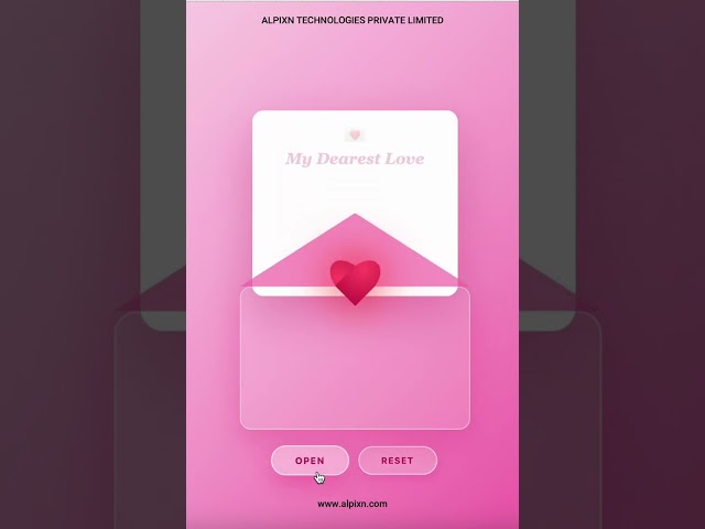 💖 Beautiful Animated CSS Love Letter Design — Aesthetic VS Code UI Tutorial-Comment for code