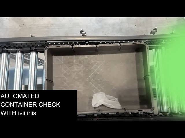 AI-Powered Container Check with ivii iriis: Automated Detection of Dirt & Leftover Goods