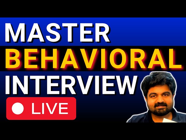 Behavioral Interview Questions — 50 Asked Examples