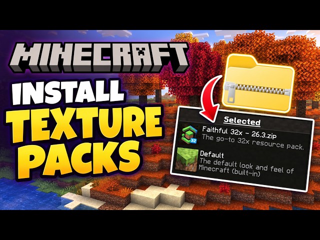 How To Install Texture Packs in Minecraft (26.3)