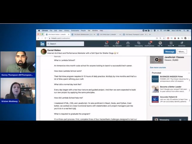 HOW TO GET A JOB using Linkedin. Make your profile work for you!