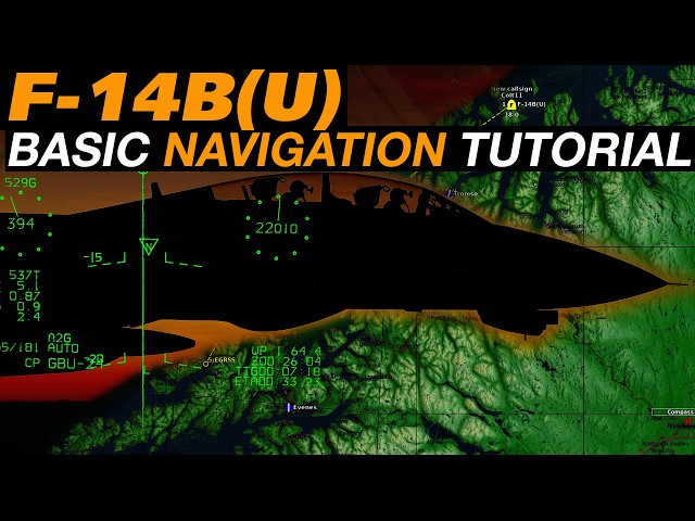 The Basics of Navigating in the DCS F-14B(U) Tomcat! | EGI & JESTER Navigation Tutorial