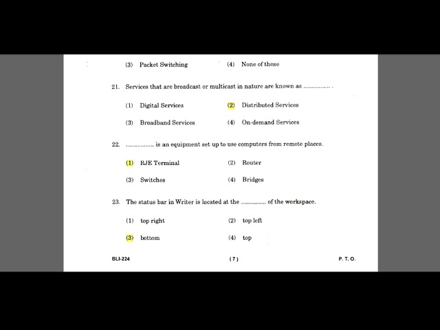 BLI 224 ICT FUNDAMENTALS