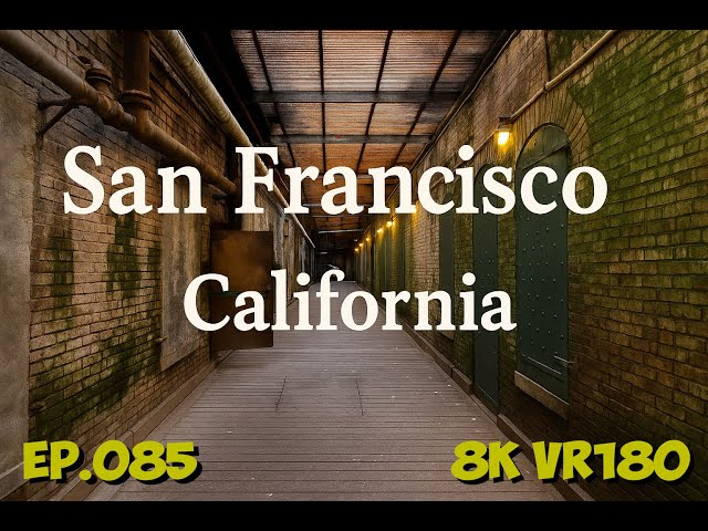 Ep.085 San Francisco California – The Oldest Military Structures on Alcatraz 8K VR180 3D Travel