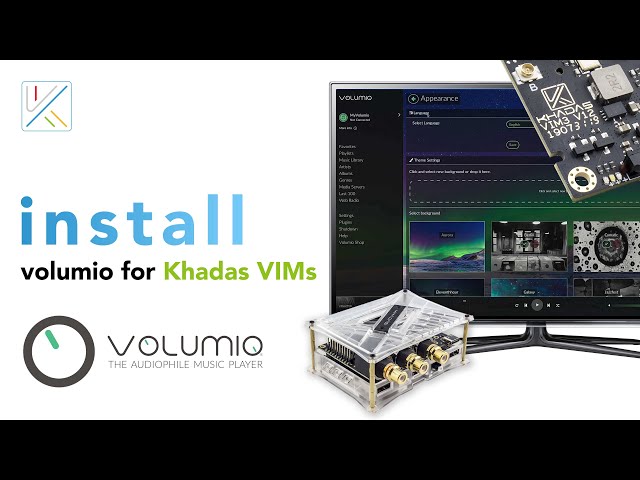 Installing Volumio for Khadas VIMs