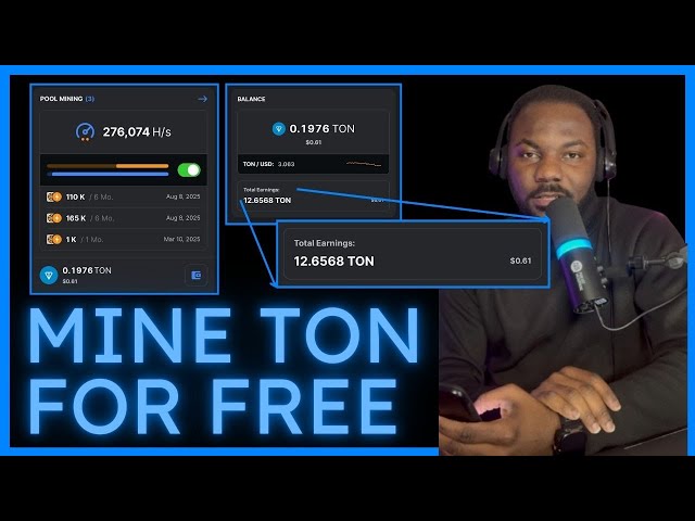 How to mine $TON coin for free on Telegram and make money