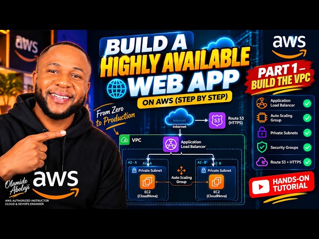 Build a Highly Available Web App on AWS | VPC & Networking — Part 1