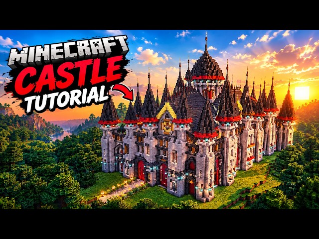 Minecraft Castle Tutorial 🏰 | Epic Medieval Castle Build