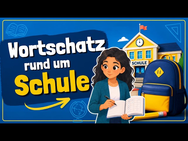 Deutsch lernen: Wortschatz rund um die Schule