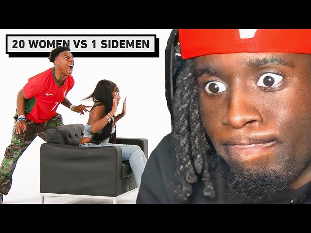 Kai Cenat Reacts to 20 Women vs 1 IShowSpeed
