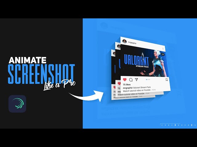 Animate Screenshot Like a Pro 🔥 In Alight Motion | Tutorial