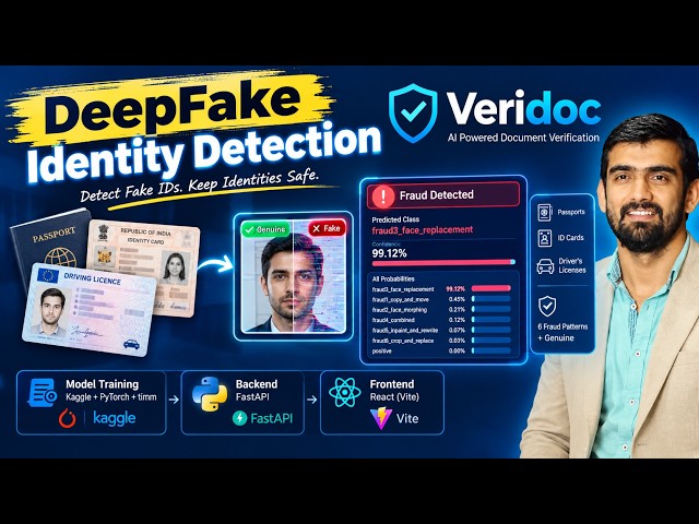 AI DeepFake Identity Detection | Detect Fake IDs with Deep Learning + FastAPI + React