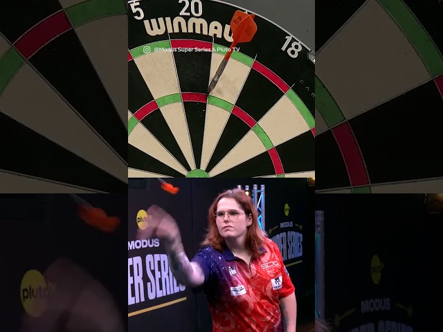 Noa-Lynn van Leuven's epic nine-darter!