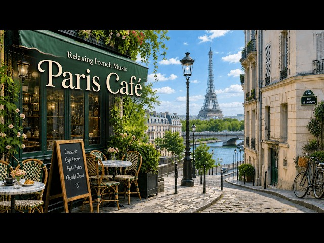 𝐏𝐚𝐫𝐢𝐬 𝐂𝐚𝐟𝐞́ ☕ French Instrumental Music | Relaxing French Café Jazz & Accordion