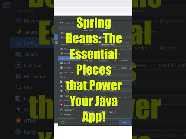 what is bean in spring boot | spring boot backend project