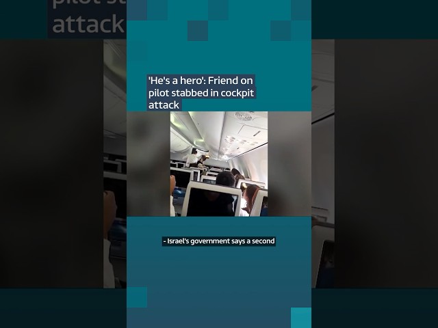‘He’s a hero’: Friend on pilot stabbed in cockpit attack