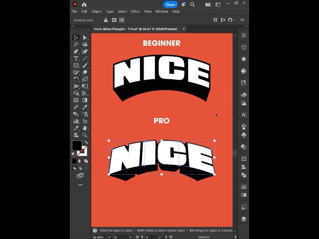 Adobe Illustrator 2025 - Tips for creating Title Text 3D Effect like a PRO #ducthangds