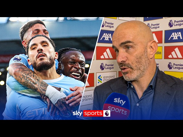 "Our noise is to win games" | Enzo Maresca reacts to Man City's 3-0 win at Anfield