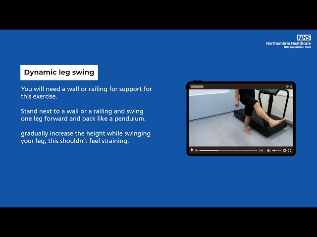 Dynamic leg swing