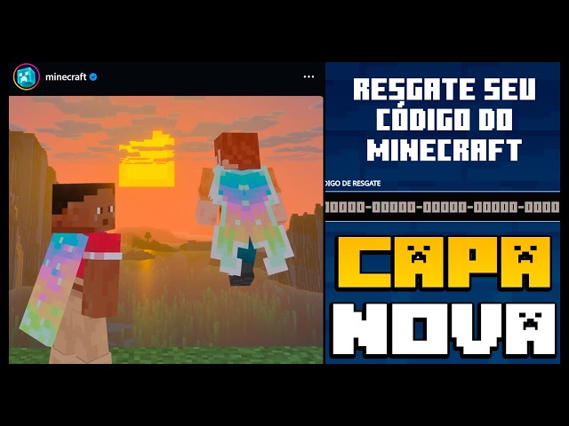 OFFICIAL! NEW CAPE FOR MINECRAFT JAVA AND BEDROCK!