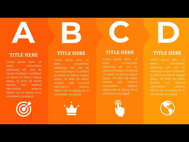 How to Create a 4-Step Process PowerPoint Presentation #slideegg