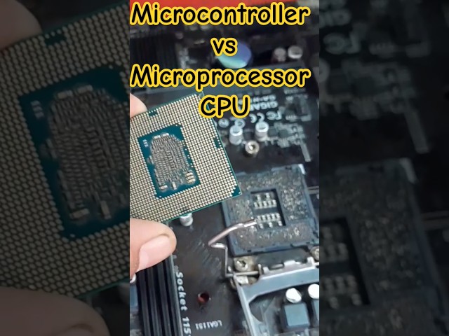 Microcontroller vs Microprocessor CPU #computer #computerhardware #cpu #uno #arduino #processor