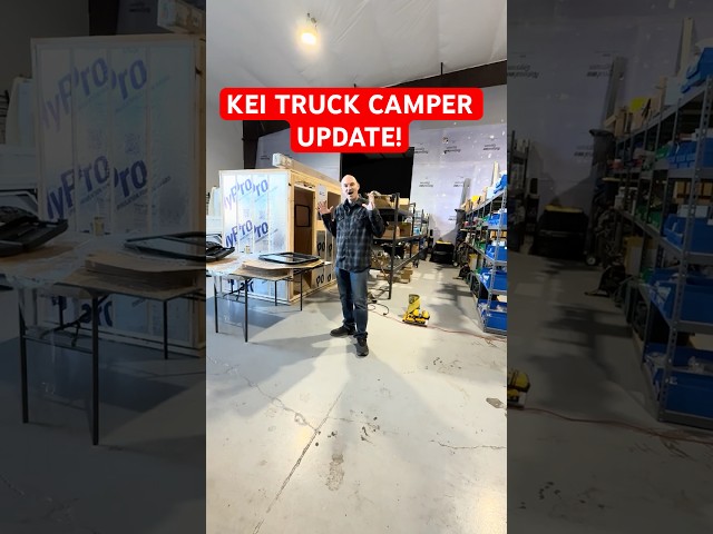 My KEI Truck Camper Just Leveled Up!