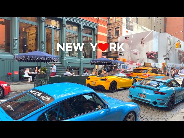🇺🇸 SoHo, NYC Comes Alive During NYFW 👗✨ Street Style, Pop-Ups & So Much to See! | 4K Walk