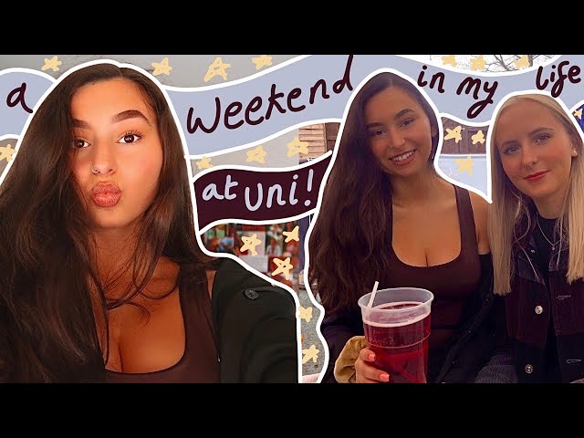 weekend in the life at Loughborough University 🥤🍔 uni barbecue & garden party UK vlog drink with me