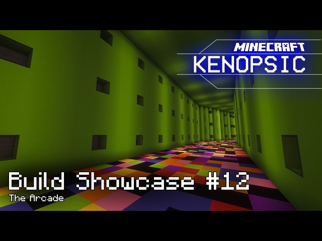 Minecraft KENOPSIC | BUILD SHOWCASE #12 (The Arcade) (w/ Timelapse)